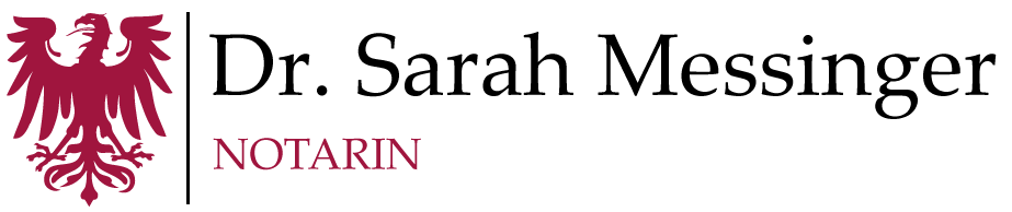 Notarin Dr. Sarah Messinger